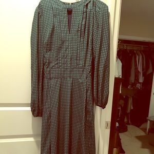 Pretty Polka Dot Eshakti Dress 2X 22W Fully Lined